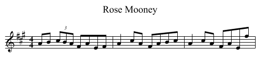 Rose Mooney - staff notation