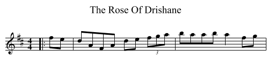Rose Of Drishane, The  - staff notation