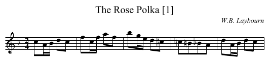 Rose Polka [1], The - staff notation