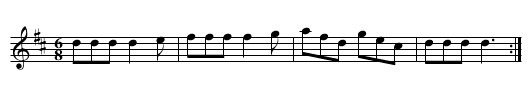 Rose.  TJD.15, The - staff notation