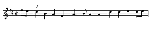 Rose Tree, the  - staff notation