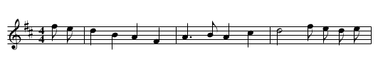 Rose Tree, The  - staff notation
