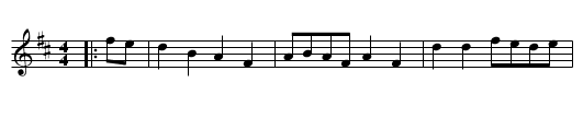 Rose tree, The  - staff notation
