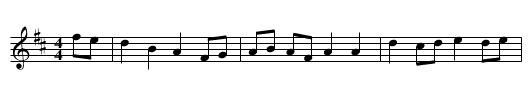 Rose Tree - staff notation