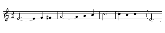 Rose Waltz [2] - staff notation
