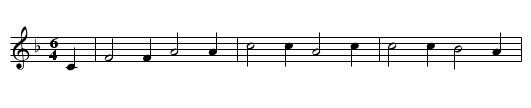 Rosengarten - staff notation