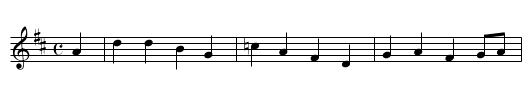 Rosetta and her Gay Ploughboy - staff notation