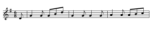 Rosetta, the  - staff notation