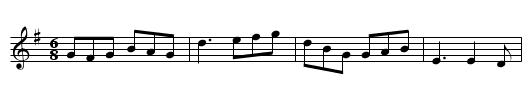 Rosin the Beau - staff notation