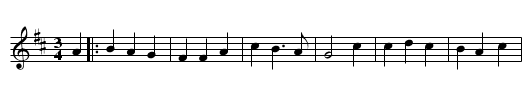 Rosina - staff notation