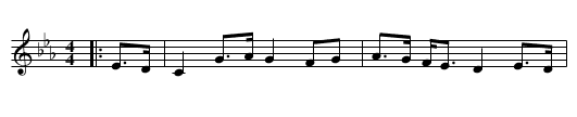 Roslin Castle - staff notation