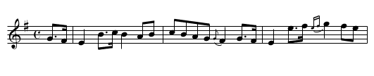Roslin Castle - staff notation