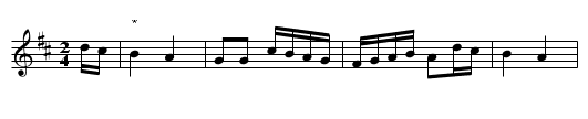 Ross Castle. HSJJ.108 - staff notation