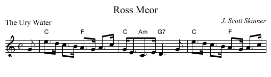 Ross Meor - staff notation