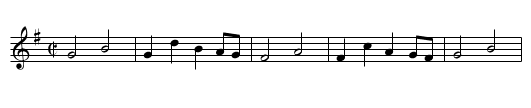 Ross Meor - staff notation