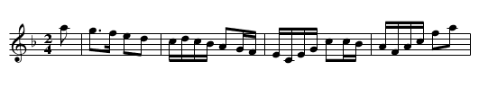 Ross' Reel Number 4 - staff notation