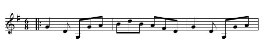 Rosy Joan - staff notation