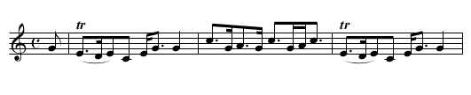 Rothemurches Rant -- strathspey - staff notation