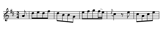 Rothsay and Caithness Fencibles. - staff notation