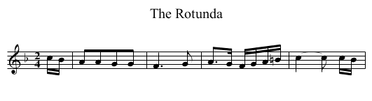 Rotunda, The - staff notation
