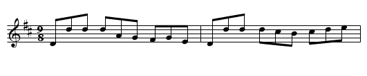 Roudledum  (2nd Setting) (slipjig) 1126 - staff notation