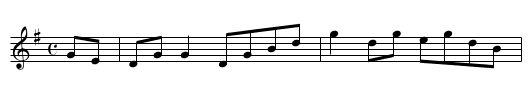 Rough Road - staff notation