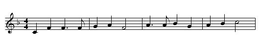 Round Cape Horn - staff notation