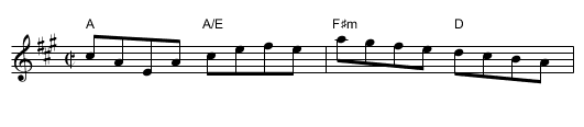 Round is a Shape - staff notation