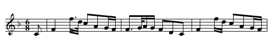 Round with a health to Glorious Wellington &c. - staff notation