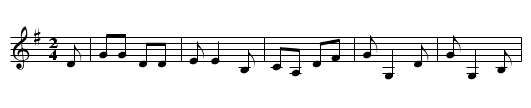 Round - staff notation