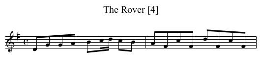 Rover [4], The - staff notation