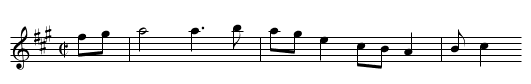 Rover [5], The - staff notation