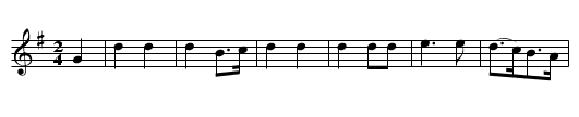 Row dow dow. - staff notation