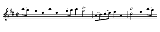 Row Your Rumple Sauney - staff notation