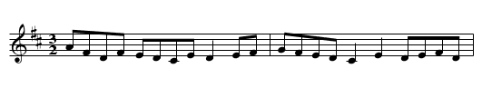 Rowland Hornpipe - staff notation
