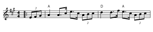 Roxburgh Castle (A) - staff notation