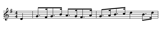 Royal Burlesque Hornpipe - staff notation