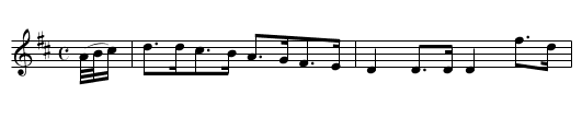 Royal Montrose Volunteer's March, The - staff notation