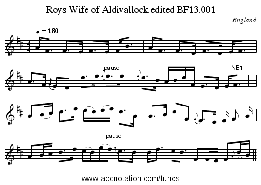 Roys Wife of Aldivallock.edited BF13.001 - staff notation