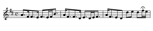 Roy’s Wife - staff notation