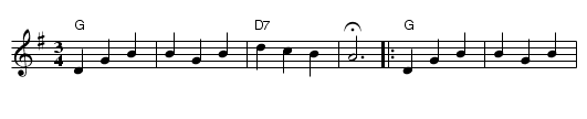 Rozenwals - staff notation