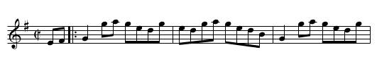Ruben's Ridge - staff notation