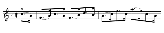 RUBY -- Hornpipe - staff notation