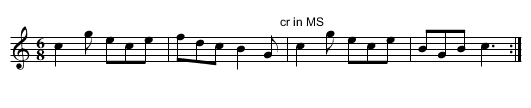 Ruff and Rees. JJo.051 - staff notation