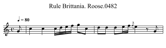 Rule Brittania. Roose.0482 - staff notation
