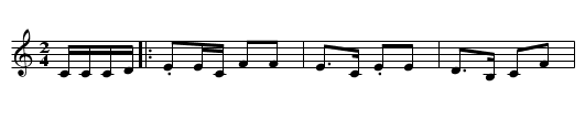 Rumba d'Ibias - staff notation
