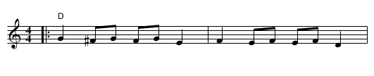 Rumelaj - staff notation