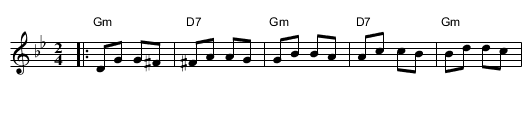 Rumynskiy Motiv   [Gm] - staff notation