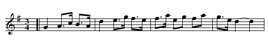 Runtenom Polska efter Nils Mårtensson - staff notation