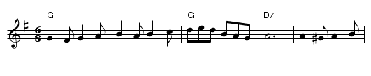 Rushwick - staff notation